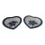 1960s Vintage Porcelain Hand Painted Heart Shaped Serveware- Set of 2 For Sale