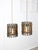 Brown Vintage Italian Brass Cage Pendant Lamps, 1970s, Set of 2 For Sale - Image 8 of 15