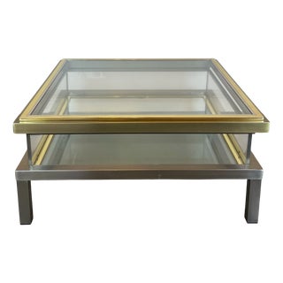 Coffer Coffee Table from Belgo Chrome, 1970s For Sale