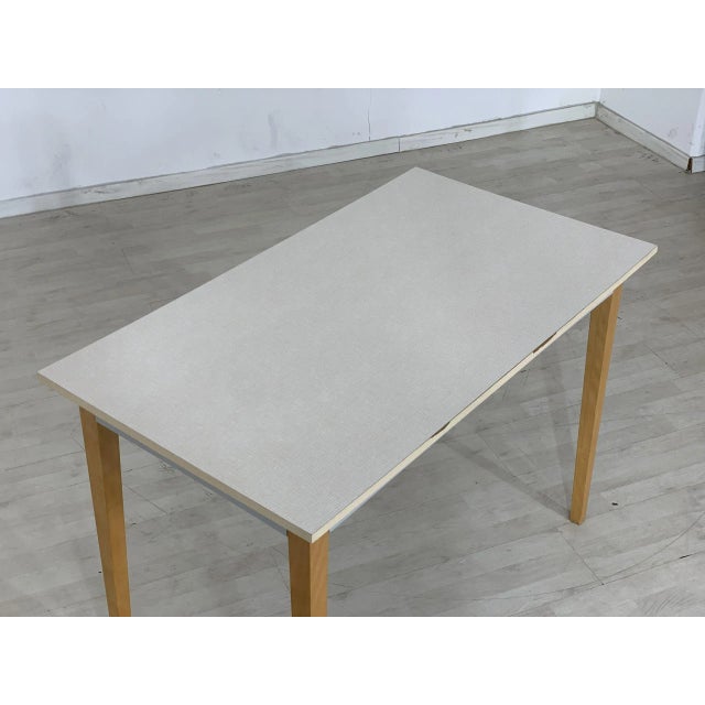 Mid-Century Kitchen Table in Veneer For Sale - Image 3 of 6