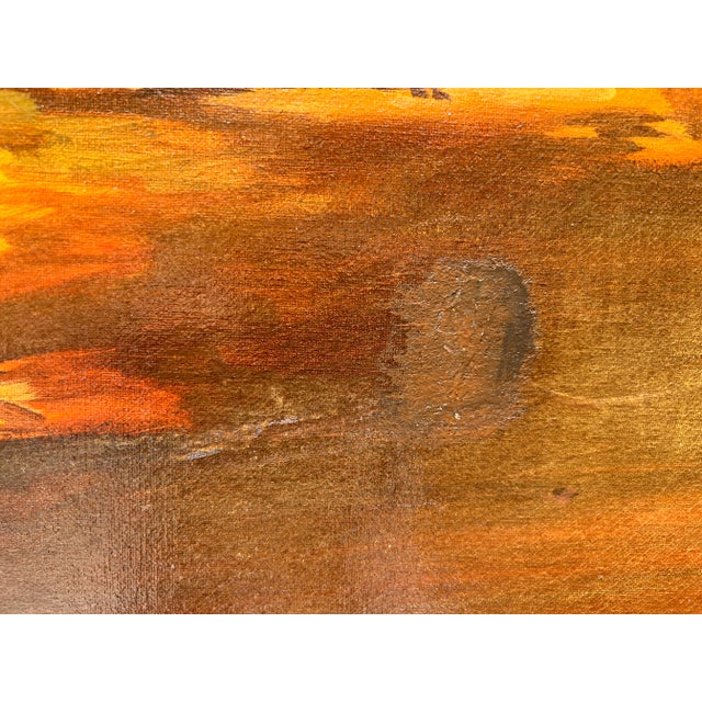 Araldo Ariano Italian Artist Large Oil Painting 1969 Historical Genre Scene For Sale - Image 12 of 12