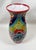 Hand Painted Colorful Talavera Vase Mexico Pottery 14” Signed J Leganz For Sale - Image 4 of 7