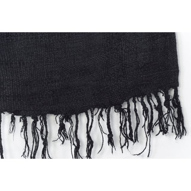 Anatolian Black Hemp Rug, 1960 For Sale - Image 12 of 18