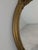 Gold Vintage Oval Mirror in Gilded Frame, 1965 For Sale - Image 8 of 12