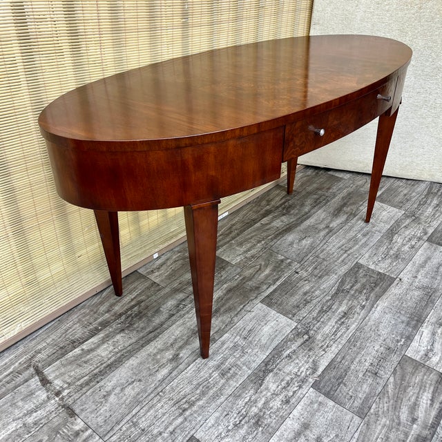 Hickory White Late 20th Century Inlaid Writing Desk by Hickory & White Furniture. For Sale - Image 4 of 17