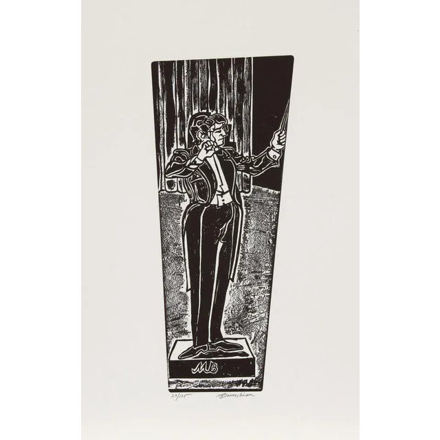 Martin Barooshian, "Maestro," Intaglio Etching For Sale