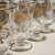 1960s 24k Gold Encrusted Crystal Iced Tea Footed Tumbler Barware Set - Set of 10 For Sale - Image 9 of 14