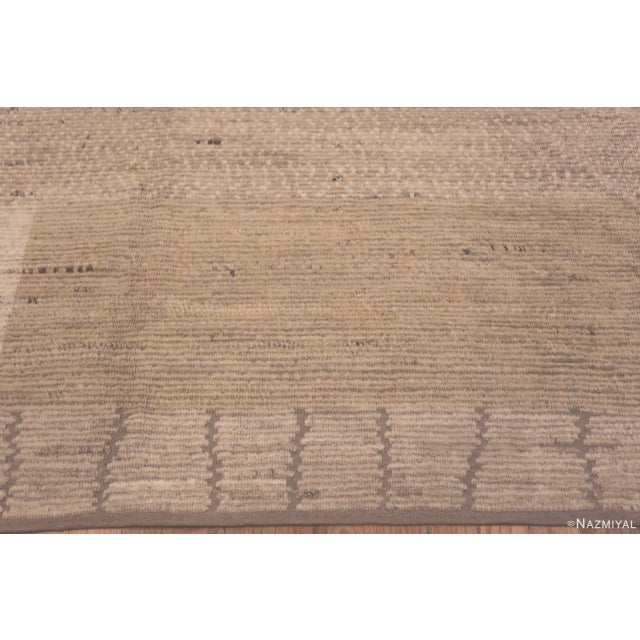 Abstract Nazmiyal Collection Soft Colors Modern Abstract Design Rug For Sale - Image 3 of 7