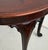 1930s Vintage Round Coffee Table in Gerstel Style, 1930s For Sale - Image 5 of 8