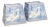 Blue and White Harem Toile Lampshades - a Pair For Sale