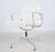 Mid 20th Century Mid 20th Century Authentic Charles & Ray Eames for Vitra Ea 208 White Leather Soft Pad Swivel Chair For Sale - Image 5 of 8