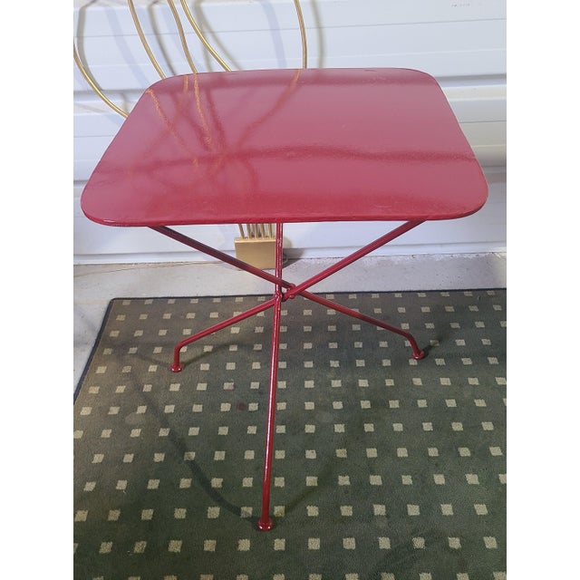 Garden Tables and Chairs, 1890s, Set of 4 For Sale - Image 4 of 15