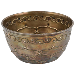 Vintage Art Deco Decorated Bowl by Arthur Krupp, Austria, 1930s