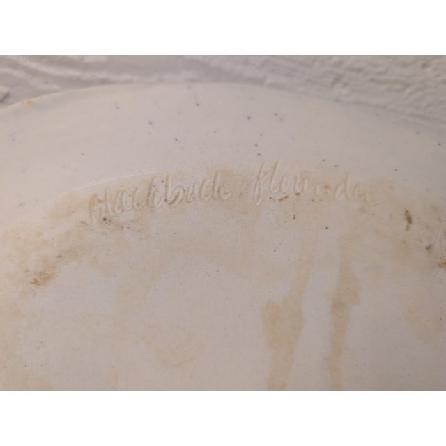 1979 Vintage Rosalie and Tom Nadeau "Blackback Flounder" Ceramic Fish Platter - 18.75" For Sale - Image 12 of 15