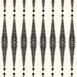 Sample - Schumacher Fern Tree Wallpaper in Noir For Sale