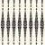 Sample - Schumacher Fern Tree Wallpaper in Noir For Sale