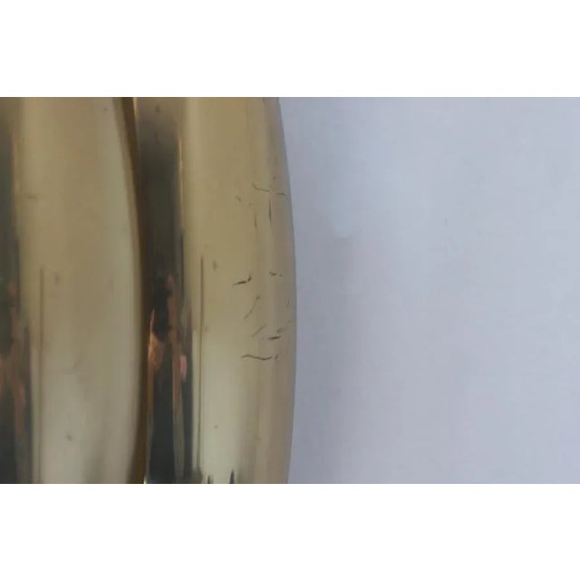 Mid-Century Modern Brass Kastor Wall Lamp by Jo Hammerborg for Fog & Mørup, 1970s For Sale - Image 3 of 5