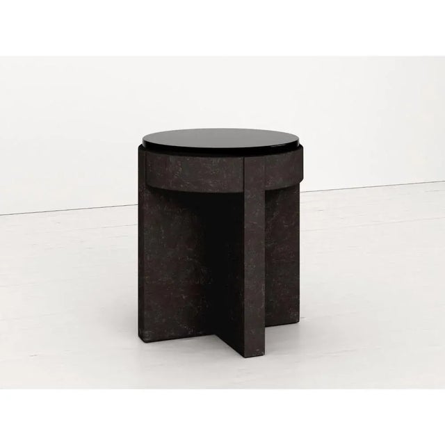 Not Yet Made - Made To Order Black Object 05 Stool by Volta For Sale - Image 5 of 6