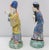 Pair of Colorful Chinese Porcelain Gentlemen Scholars 19th Century For Sale - Image 4 of 8
