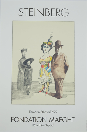 Petit Couple Poster by Saul Steinberg