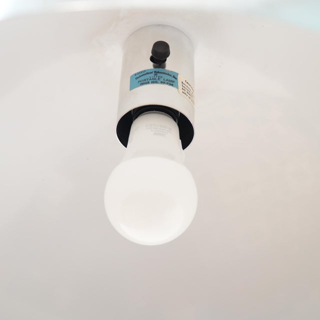 Mid-Century Chrome Arc Lamp - Italy For Sale - Image 6 of 11