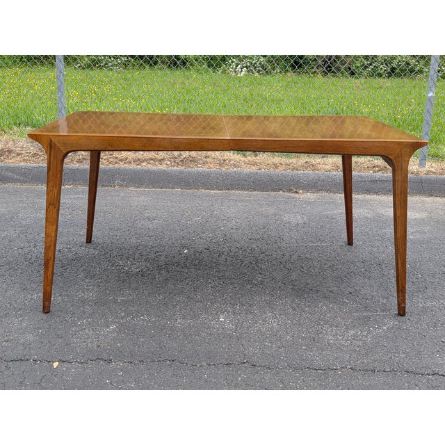 John Van Koert for Drexel Profile Mid Century 10 Person Dining Table For Sale - Image 16 of 18
