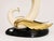 1980s San Sen, Brass & Glass Swan Console Table for Art House Jofral Spain, Labeled For Sale - Image 14 of 18