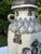 Neoclassical Vintage Oversized Crackle Glaze Art Pottery Urn Lamps, Pair For Sale - Image 3 of 11