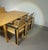 Finnish Dining Table and Chairs by Simo Heikkilä Pentik, 1980s, Set of 5 For Sale - Image 10 of 18