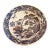 Vintage Japanese Imari Blue, Red and White Takarabune Ship Design Platter For Sale