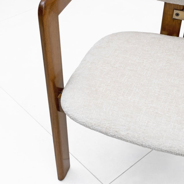 Wood Mid-Century Armchairs by Savini, Italy, 1960, Set of 2 For Sale - Image 7 of 8