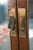 Henredon Mid Century Henredon Scene One Oak Campaign Curio Display Cabinet Vitrine 1979 For Sale - Image 4 of 18
