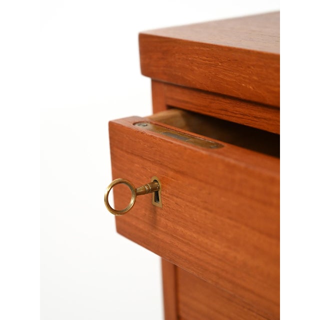 1950s Vintage Teak Desk by Nanna & Jørgen Ditzel, 1950s For Sale - Image 5 of 14