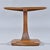 Biedermeier Drexel Eastrend Pecan and Burl Biedermeier Style Pedestal Cocktail Side Table For Sale - Image 3 of 15