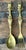 Vintage Brass Tribal Serving Set For Sale - Image 9 of 12