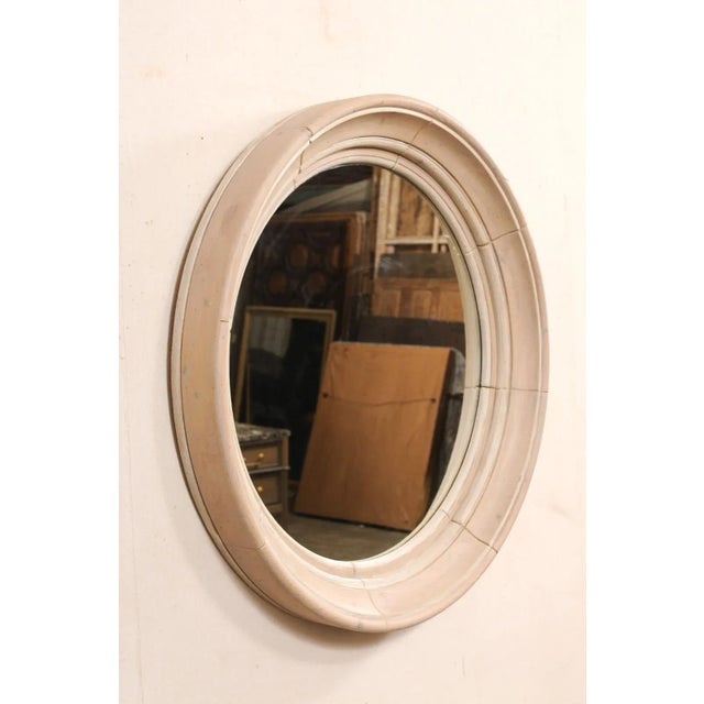 English Mid 20th Century English Round-Shaped Mirror For Sale - Image 3 of 9