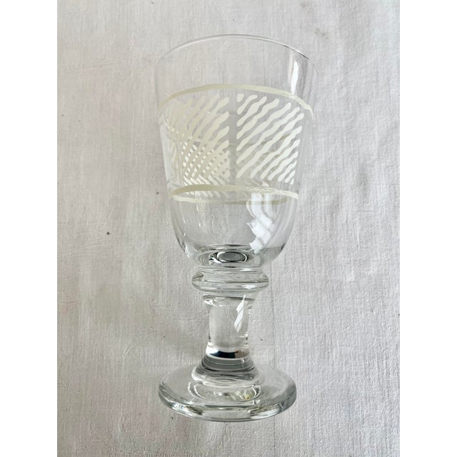 Vintage Pfaltzgraff Sierra 16 Oz Pedestal Iced Tea/Water Glass Goblets - Set of 3 Excellent Condition For Sale - Image 4 of 12