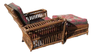 1990s Palecek Wicker Chair