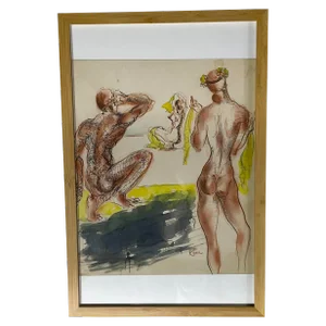 Nicolaus Koni Nude Original Work on Paper