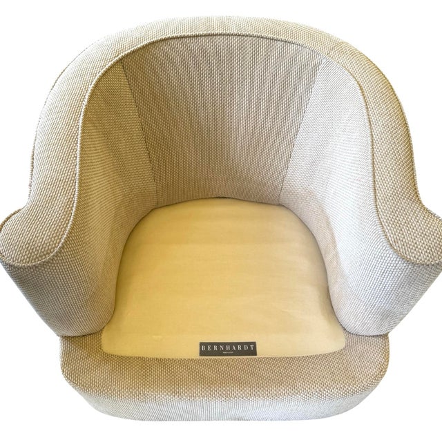 Vintage Pair Bernhardt Swivel Chairs For Sale In Miami - Image 6 of 12