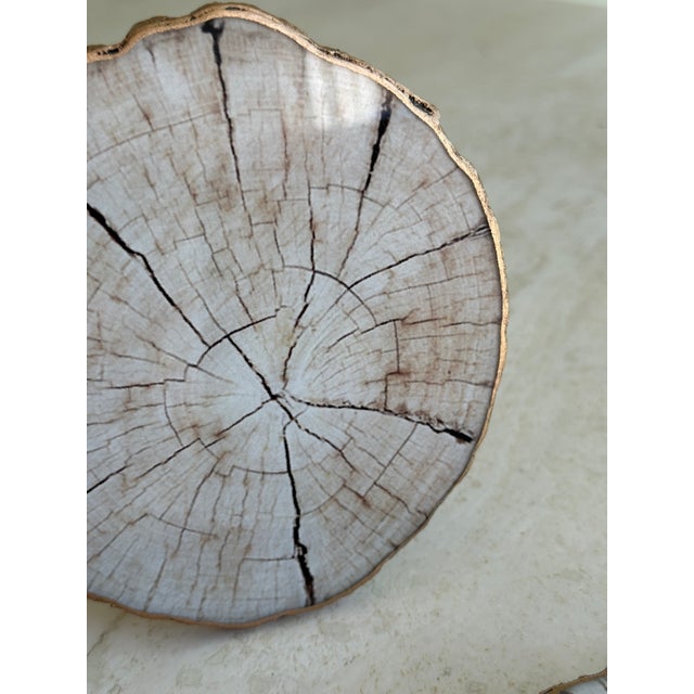 2020s Birch Coasters, Set of 4 and 1 Placemat by Kim Seybert For Sale - Image 5 of 8