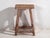 Antique Stool with Pink Patina, 1900 For Sale - Image 5 of 8