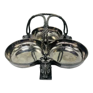 Vintage Silver Serving Tray