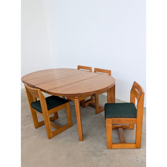 Elm Chairs from Maison Regain, 1970, Set of 4 For Sale - Image 16 of 18