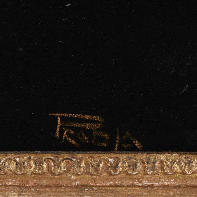 Framed Signed Painting on Velvet of a Bali Woman For Sale In Greensboro - Image 6 of 14