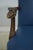 Eagle Carved Arm Blue Leather Armchair For Sale - Image 9 of 18