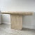 Postmodern Maitland Smith Tessellated Stone Pedestal Console Table With Brass Inlay For Sale - Image 3 of 12