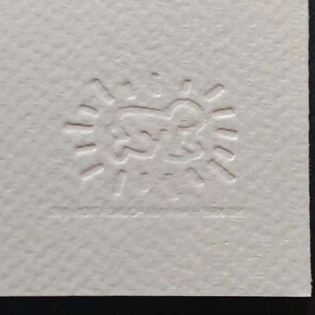 Paper After Keith Haring, Figurative Composition, 1990s, Limited Edition Lithograph For Sale - Image 7 of 9