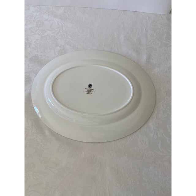 Wedgwood Waverley Bone China Oval Serving Platter Mint Condition For Sale - Image 10 of 11