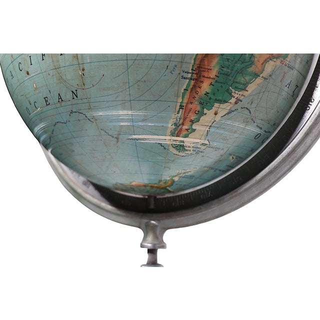 A.j. Nystrom World Globe on Stand For Sale - Image 12 of 12